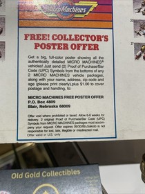 Galoob No. 6400 Micro Machines #19 Convertible Collection Package 1988 Porsche