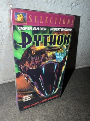 Python VHS Sealed 2001 Casper Van Dien Robert Englund Cult Horror