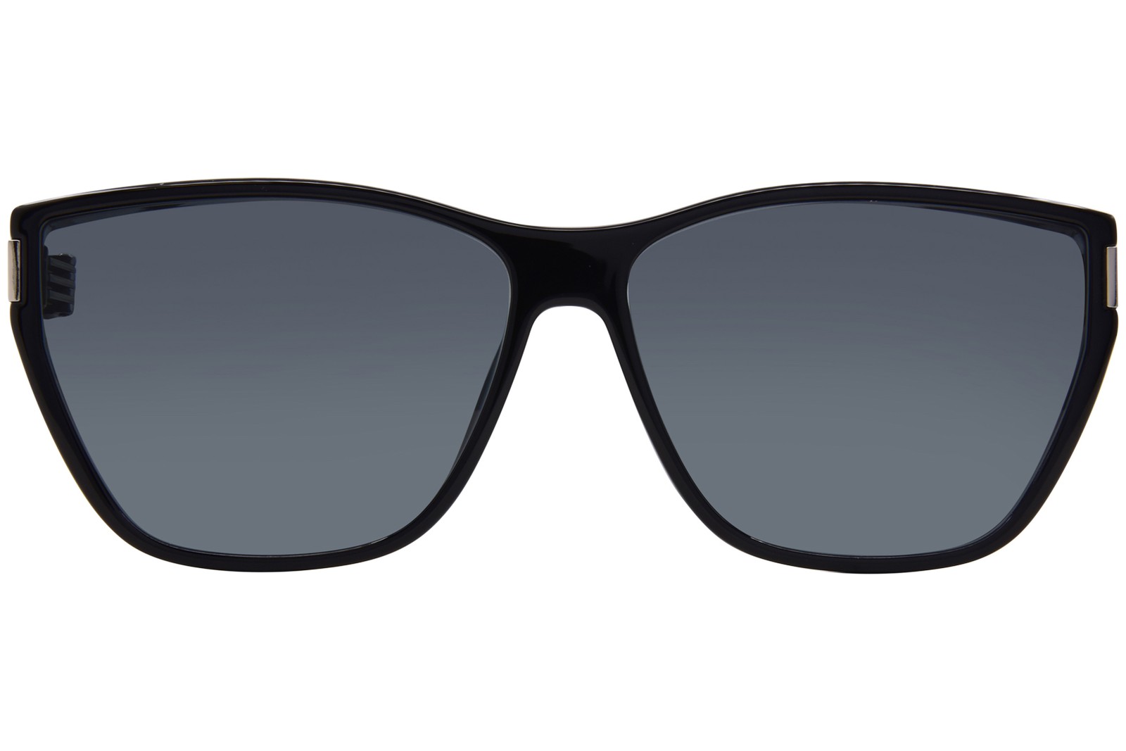 Saint Laurent SL 758 001 occhiali da sole donna nero grigio scuro occhio di gatto 63 mm