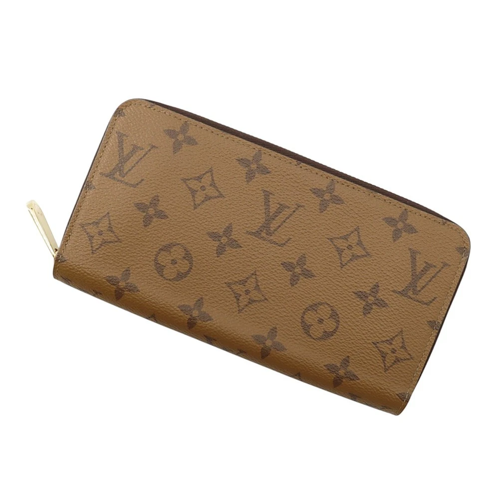 Vuitton — LOUIS VUITTON Zippy Wallet Monogram Reverse Canvas Noir M82444
