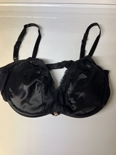 Vintage Fredrick  s Of Hollywood Underwire Push Up Bra Black Lace 36C 5781