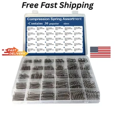 275-Piece Compression Spring Assortment Kit, 30 Sizes Small Springs Set, NEW