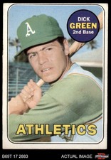 1969 Topps #515 Dick Green Athletics 4 - VG/EX
