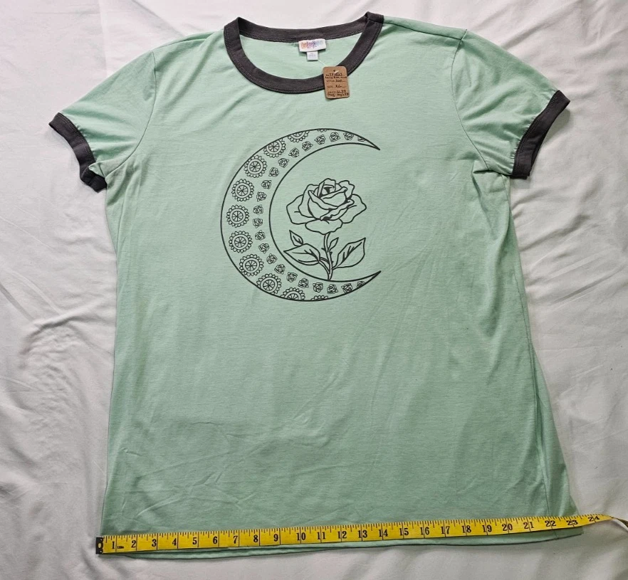 XL LuLaRoe новом футболка луна и цветок дизайн - Изображение 3 из 4