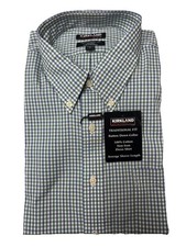 Kirkland Signature Men's Traditional Fit Cotton Dress Shirt - Size: Large XL