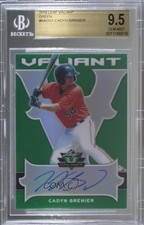 2018 Leaf Valiant Green 11/99 Cadyn Grenier #BA-CG1 BGS 9.5 GEM MINT Auto 3b3