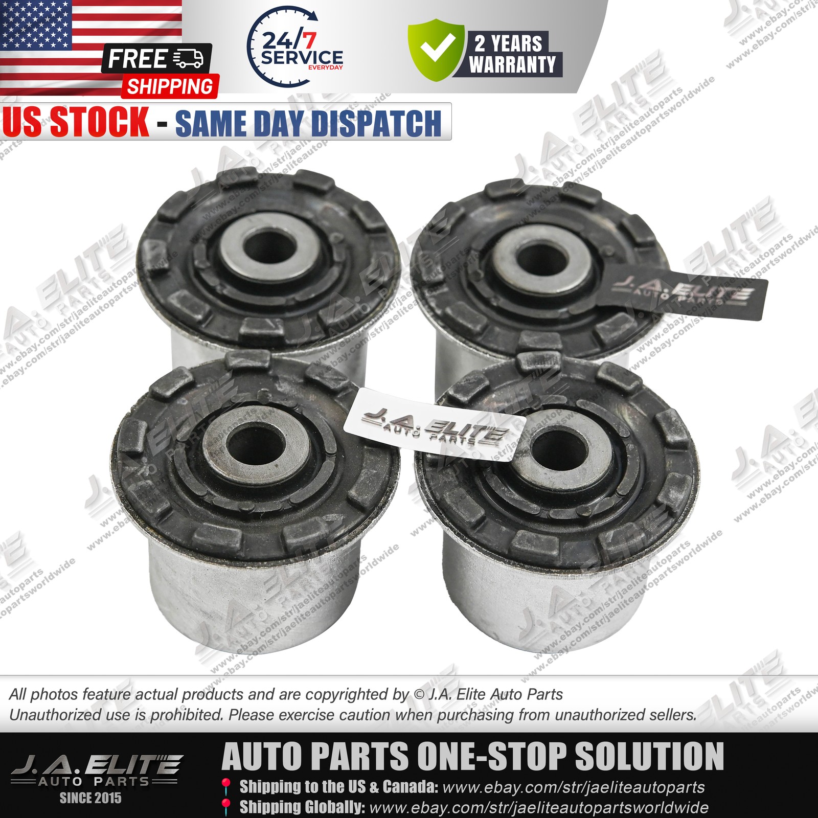 4pcs Front Upper Control Arm Bushing kit fits Aston Martin Rapide, Vanquish