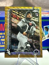 2025 Topps Chrome Update Edgar Quero (RC) Rookie Debut Gold Wave Refractor /50