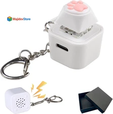 Cat Fidget Toy Can Make Sounds Cat's paw Keychain Rechargeable Stress Relief Toy