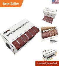 Assorted Grit Emery Cloth Rolls - Perfect for Home Projects and Professional Use