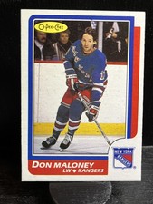 Don Maloney #81 1986-87 O-Pee-Chee New York Rangers