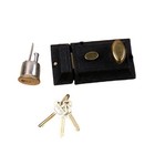 <!--F#f_0-->Night Latch Door Lock Replacement Traditional Night Latch Deadbolt Rim Lock with<!--F/-->