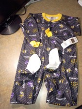 NFL Vikings Sleep Wear For Kids Size 3T