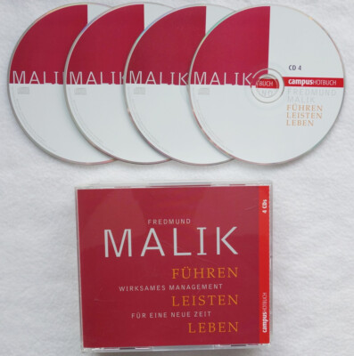 Hörbuch Fredmund Malik - Führen / Leisten / Leben (CD Box) NM/VG (5)