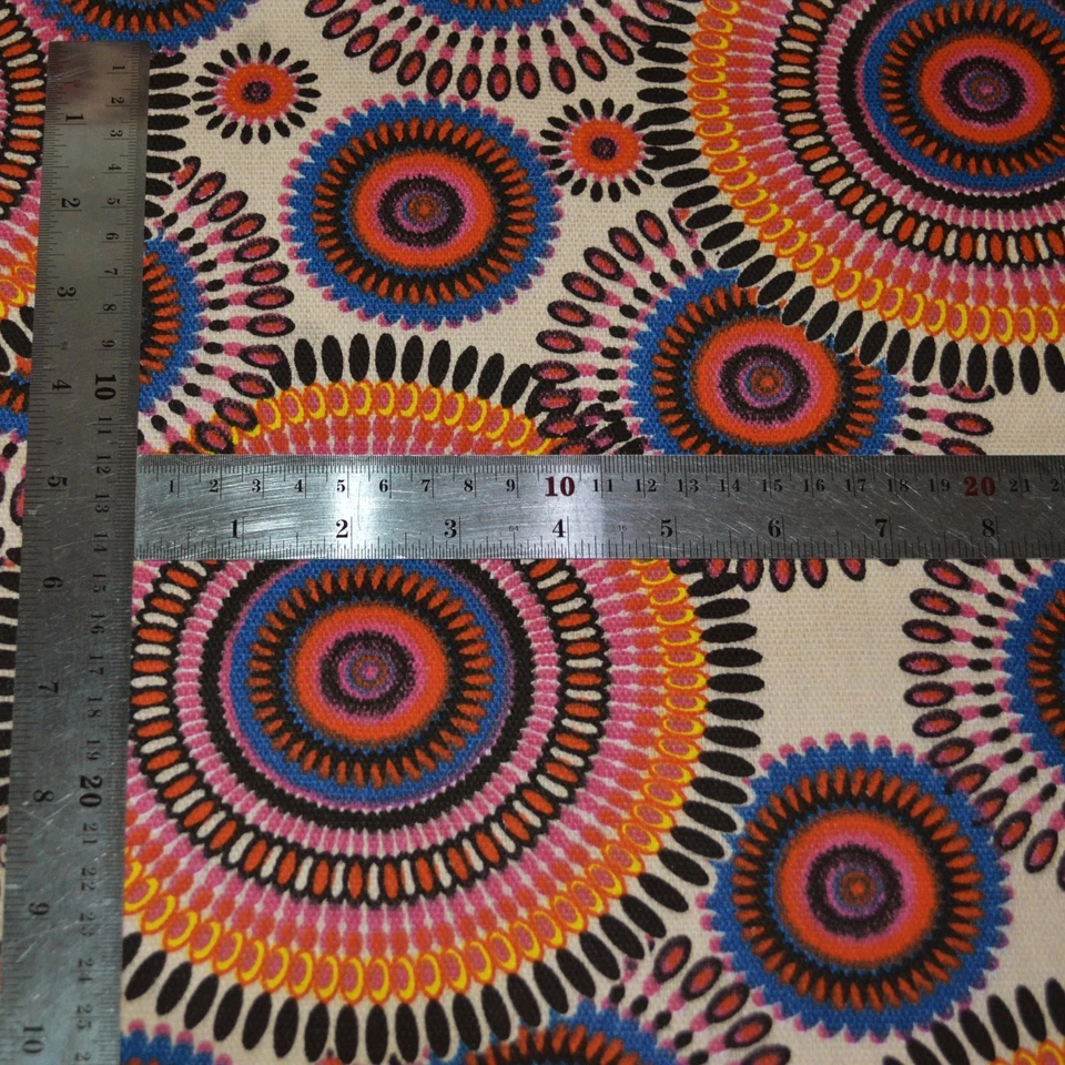 Funda Cojín Asiento Redonda 3D Lona Algodón Flor Naranja Rosa AF258r Tamaño Personalizado Foto 2 de 4