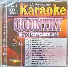 2005 SEPT 60342   COUNTRY CHARTBUSTER KARAOKE CDG