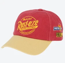 Japan Tokyo Disney Resort Hat Cap Lightning McQueen Cars Ears RED