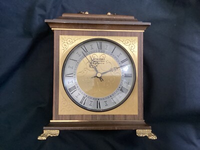 Staiger quartz battery brass Carriage Clock German vintage style