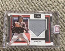 2022 Panini Three And Two CJ Abrams Rookie Jersey Patch /60 Encased RC NATIONALS