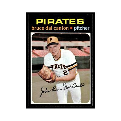 1971 Topps Baseball Card Bruce Dal Canton Pirates #168