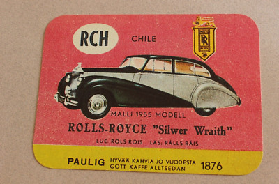 ROLLS ROYCE  '' Silwer Wraith   By PAULIG  Postcard