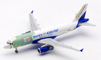 1:200 Airbus World's 1 A320 P2F D-AAES ST Engineering JC Wings
