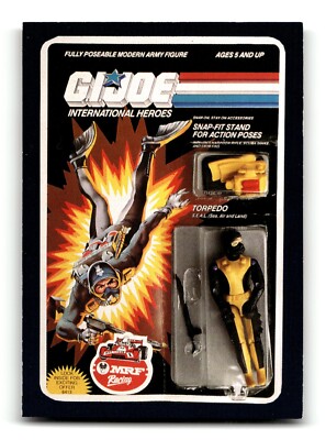 1994 G.I. Joe Trading Card India - Yellow Torpedo #56