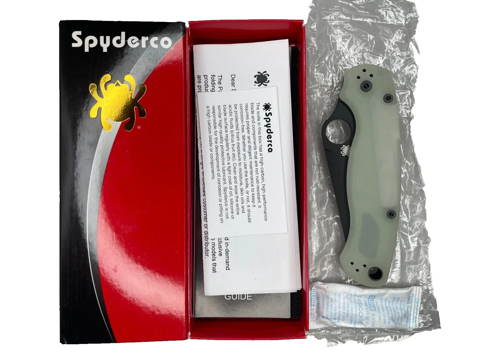 Spyderco Carbon Steel Blade Collectible Modern Folding Knives