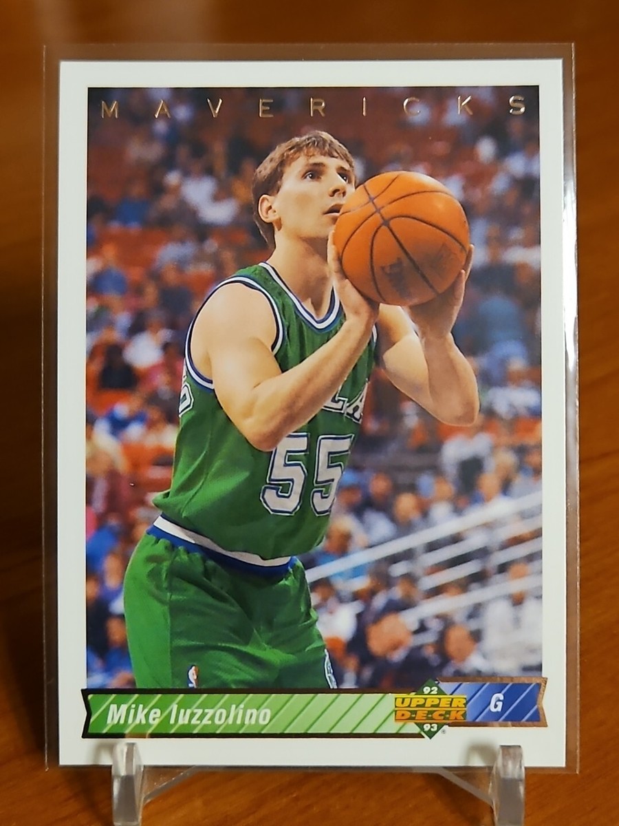 1992-93 Upper Deck Basketball Card Mike Iuzzolino Dallas Mavericks