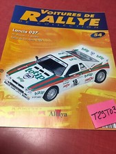 fascicule N° 54 Voitures de rallye Lancia 037 1983 collection Altaya