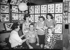 Vintage Tattoo Image 14 x 11" Photo Print