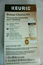 Keurig Brewer Cleanse Kit 1 14oz. Descaling Solution & 4 Keurig Rinse Pods New