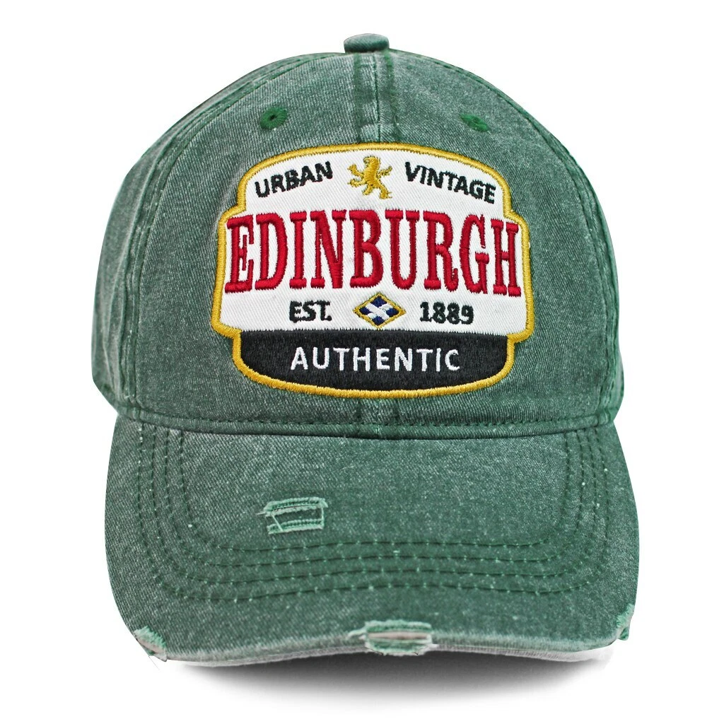 Edinburgh Distressed Urban Vintage Baseball Cap