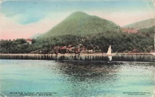 Sugar Loaf Mountain, Hudson River Dutchess County, NY Vintage PC Posted 1909