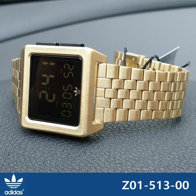adidas gold digital watch