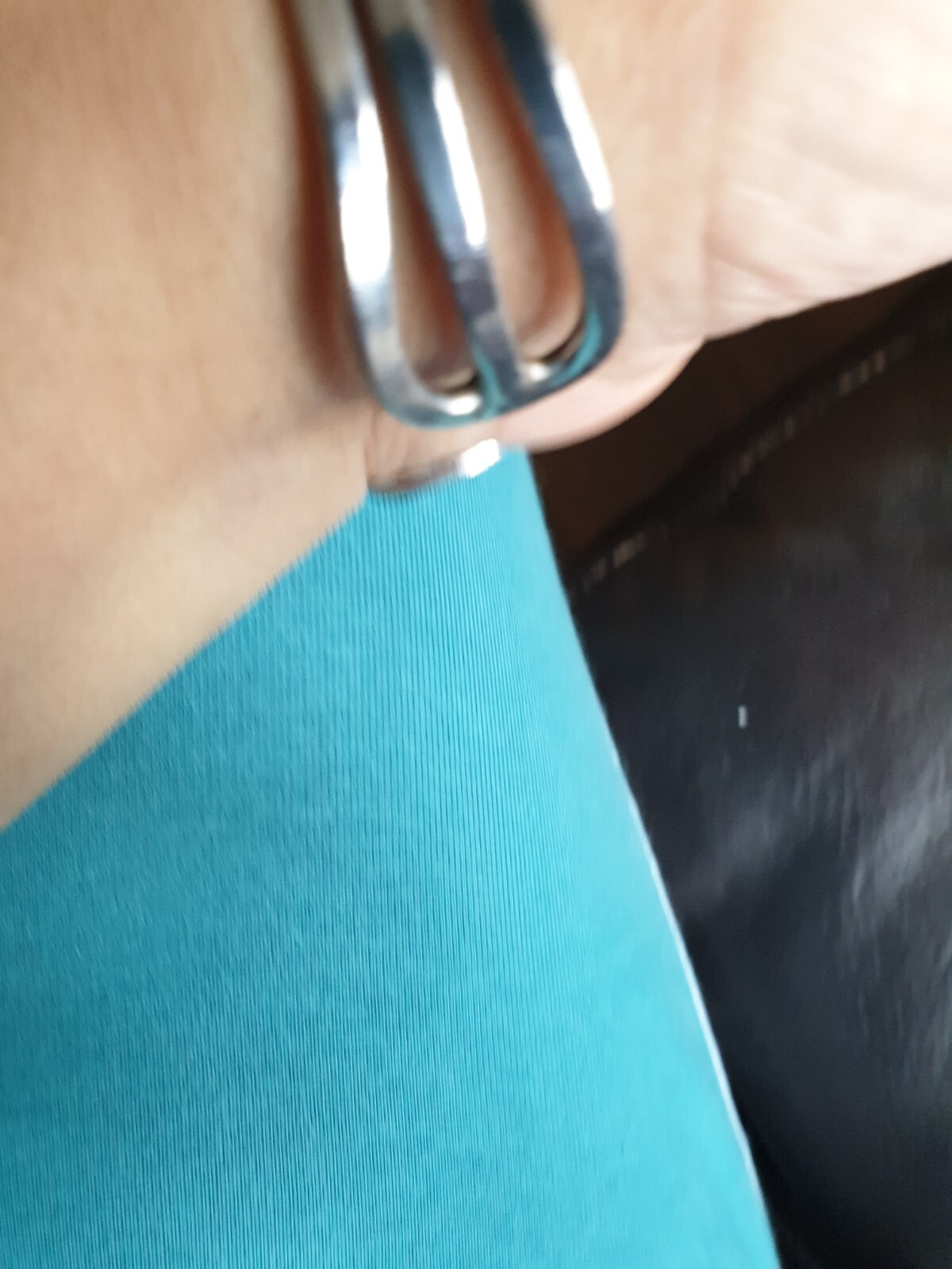 29.7g Heavy Triple Wave Cuff Bangle Solid Silver … - image 6