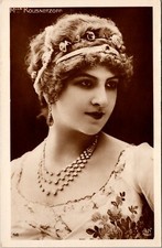 MLLE KOUSNETZOFF :FAMOUS OPERA SINGER  : DANCER : IMPERIAL RUSSIA : RPPC
