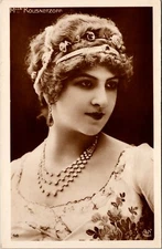MLLE KOUSNETZOFF :FAMOUS OPERA SINGER  : DANCER : IMPERIAL RUSSIA : RPPC