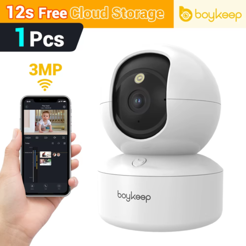 3MP WiFi Smart Indoor Security Camera - 5G/2.4G, Baby Monitor with Auto Tracking