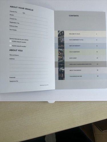 Volvo S60 Service Book Blank For All Models - Picture 2 of 4