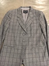 NWOT Giorgio Armani Mens Runway Fashion 100 Wool Jacket Slim Fit 50R 40R 3995