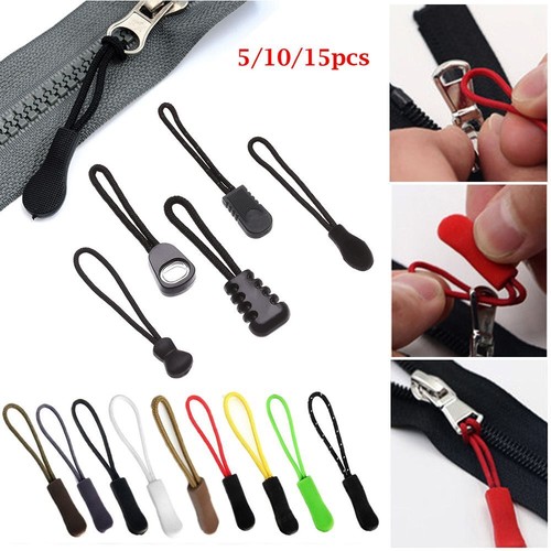 Clip Buckle Zip Puller Replacement Ends Lock Zips Zipper Pull Cord Rope
