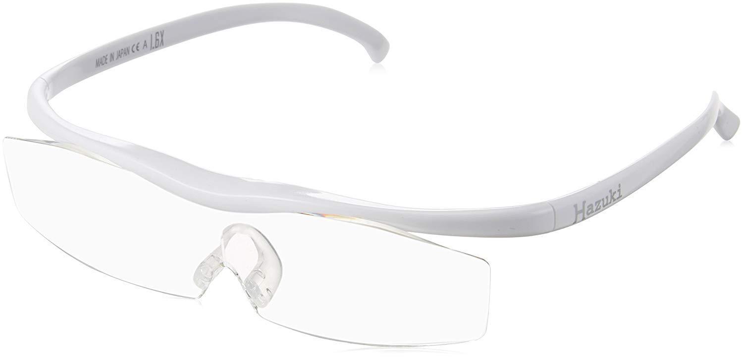 Очки-лупа Hazuki Компактная 1,6-кратная лупа с прозрачными линзами белого цвета с отслеживанием