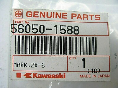 マークページ New 1991 Kawasaki Ninja ZX-6 ZX600 Mark Emblem Decal 56050