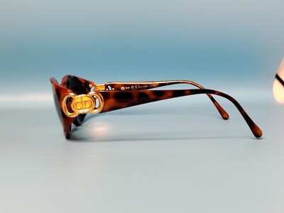 VINTAGE CHRISTIAN DIOR 2851 BROWN RECTANGULAR SUNGLASSES VINTAGE CHRISTIAN DIOR 2851 BROWN RECTANGULAR SUNGLASSES