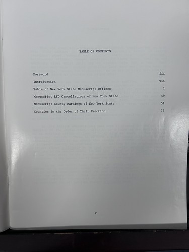 Manuscript Post Offices Of New York State, 1984 Softbound Published By ESPHS - Picture 5 of 8