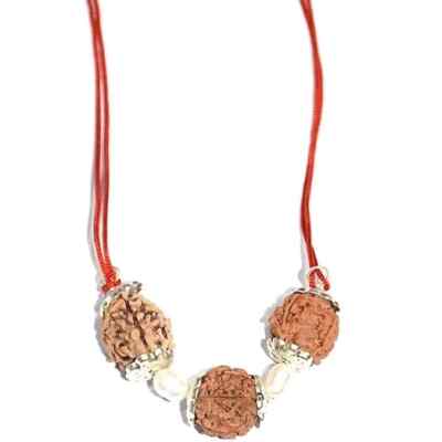 Saraswati Rudraksha Kawach Anhänger für Damen und Herren
