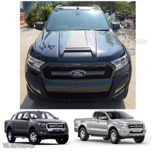 Details About Matt Black Bonnet Hood Scoop Abs Cover Ford Ranger Mk2 Px2 Wildtrak 2015 2019