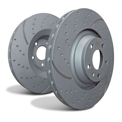EBC Turbo Groove Performance Bremsscheiben vorne (Paar) für Vauxhall (Opel) - (GD899)