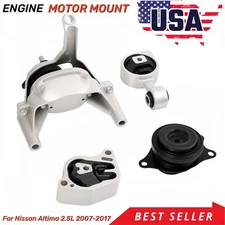 4pcs Engine Motor Mount & Transmission Mount For Nissan Altima 07-17 2.5L Auto